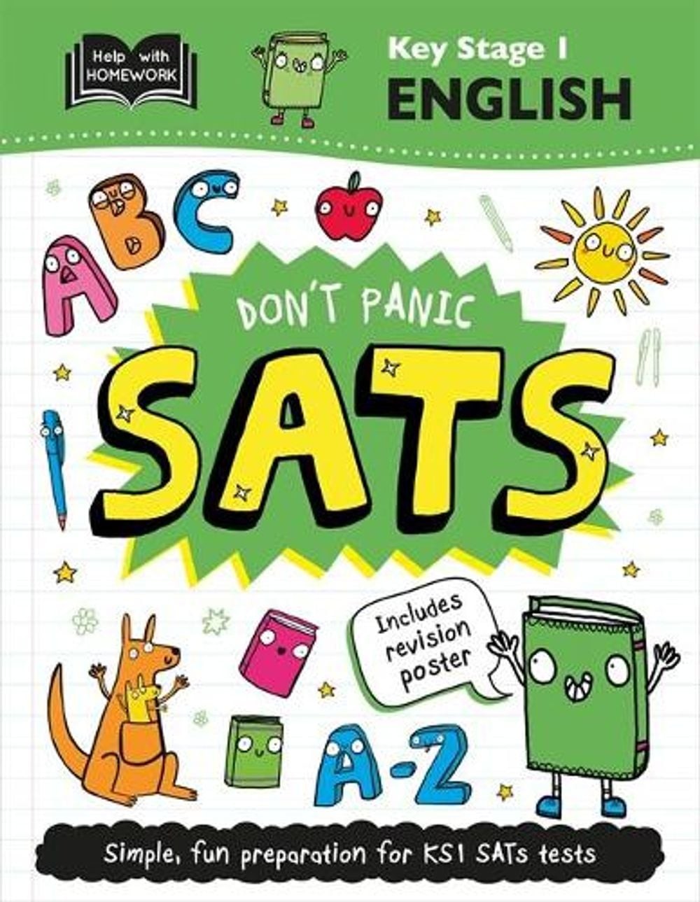 Key Stage 1 English: Don’t Panic SATs by Igloo Books Ltd Paperback Book