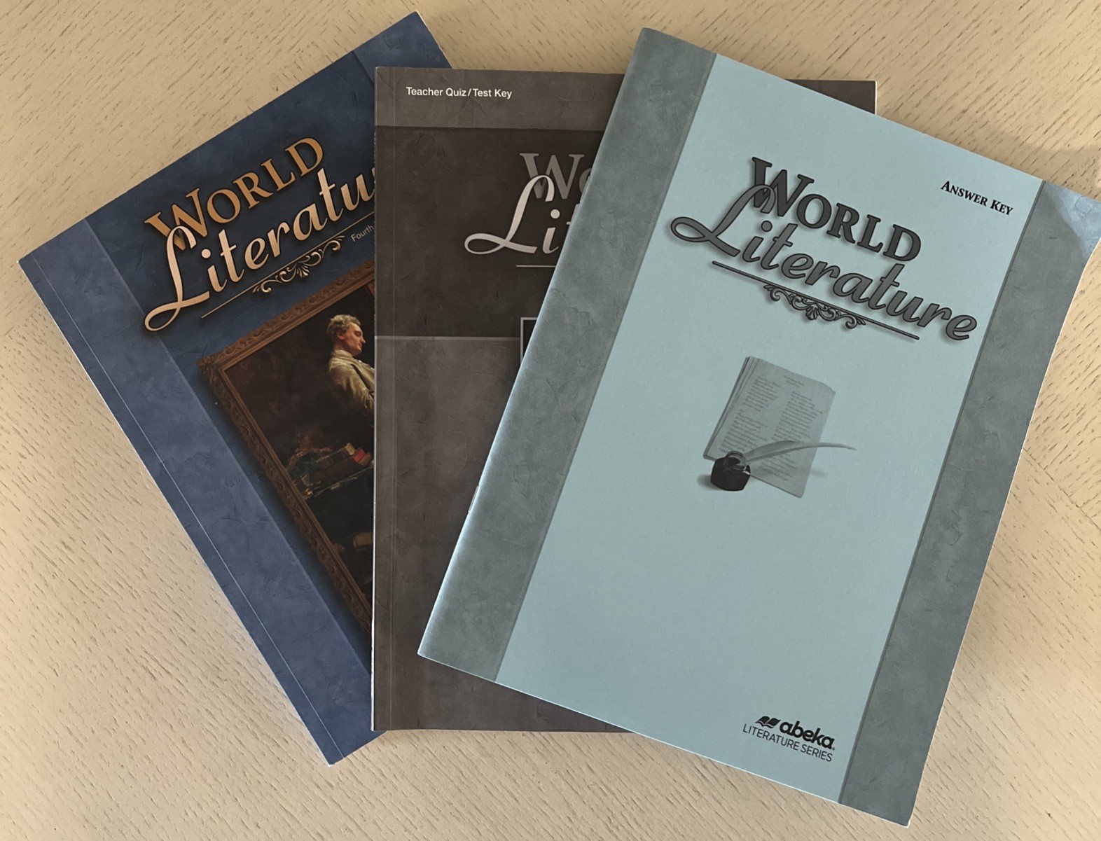 Abeka 10th World Literature Student Text Teacher Quiz/Test Key Answer Key