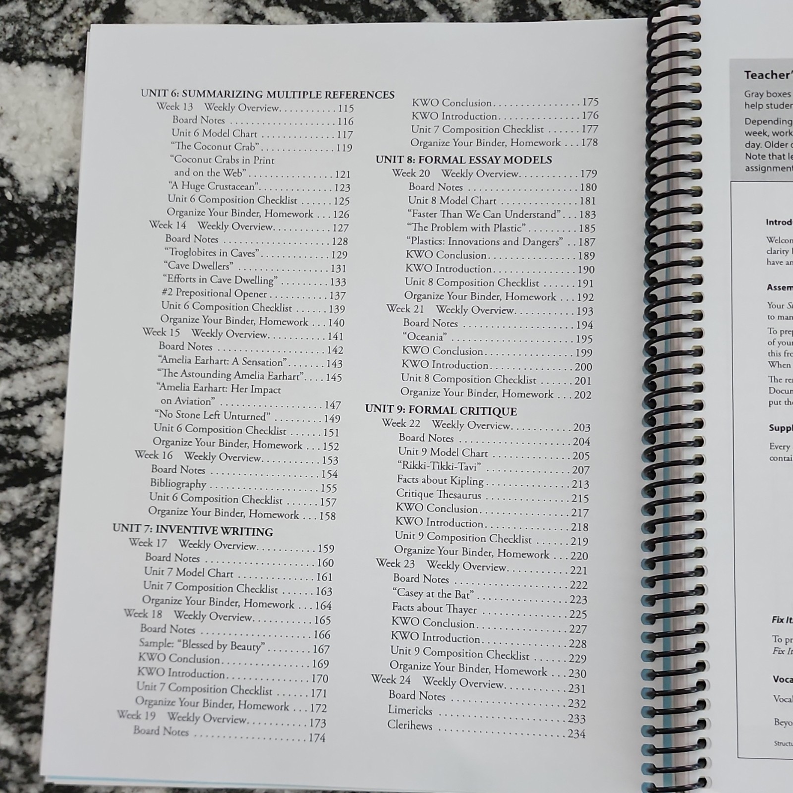 IEW Structure & Style for Students Level B Set Andrew Pudewa With Teacher Manual