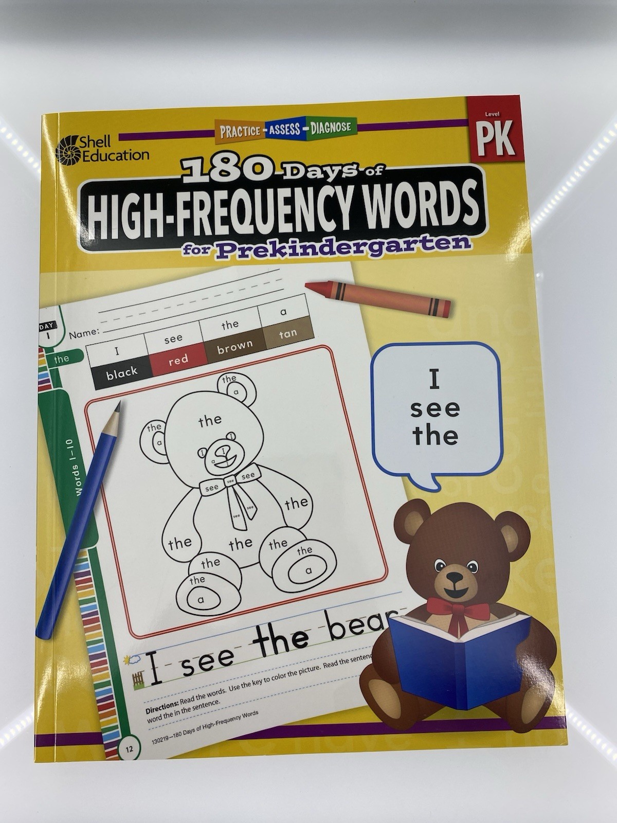 180 Days of High-Frequency Words for Prekindergarten Homeschool Or Classroom