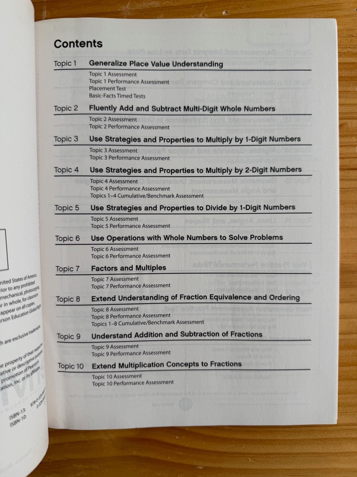EnVision Math Grade 4 Assessment Sourcebook (2017 Version)