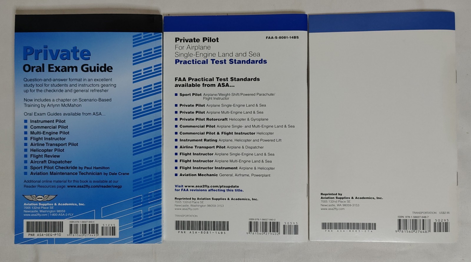 Pilot Training NEW Assorted Manuals Study Guides Syllabus Pilot Log & More 2016