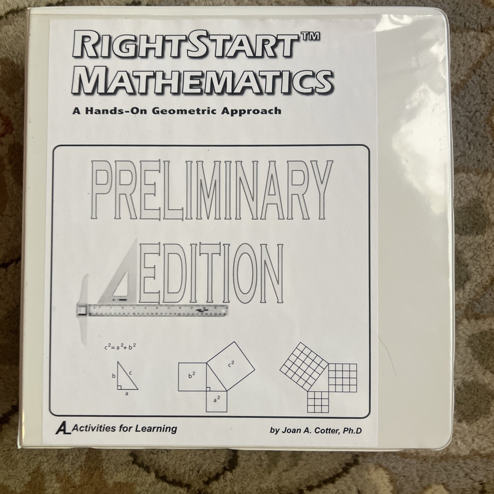 Right Start Math Curriculum NEW Geometry Set w/ Drawing Board and Manipulatives