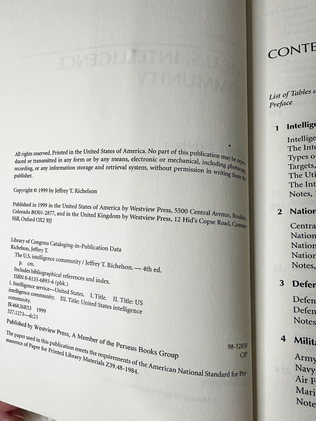 Us Intelligence Community Book