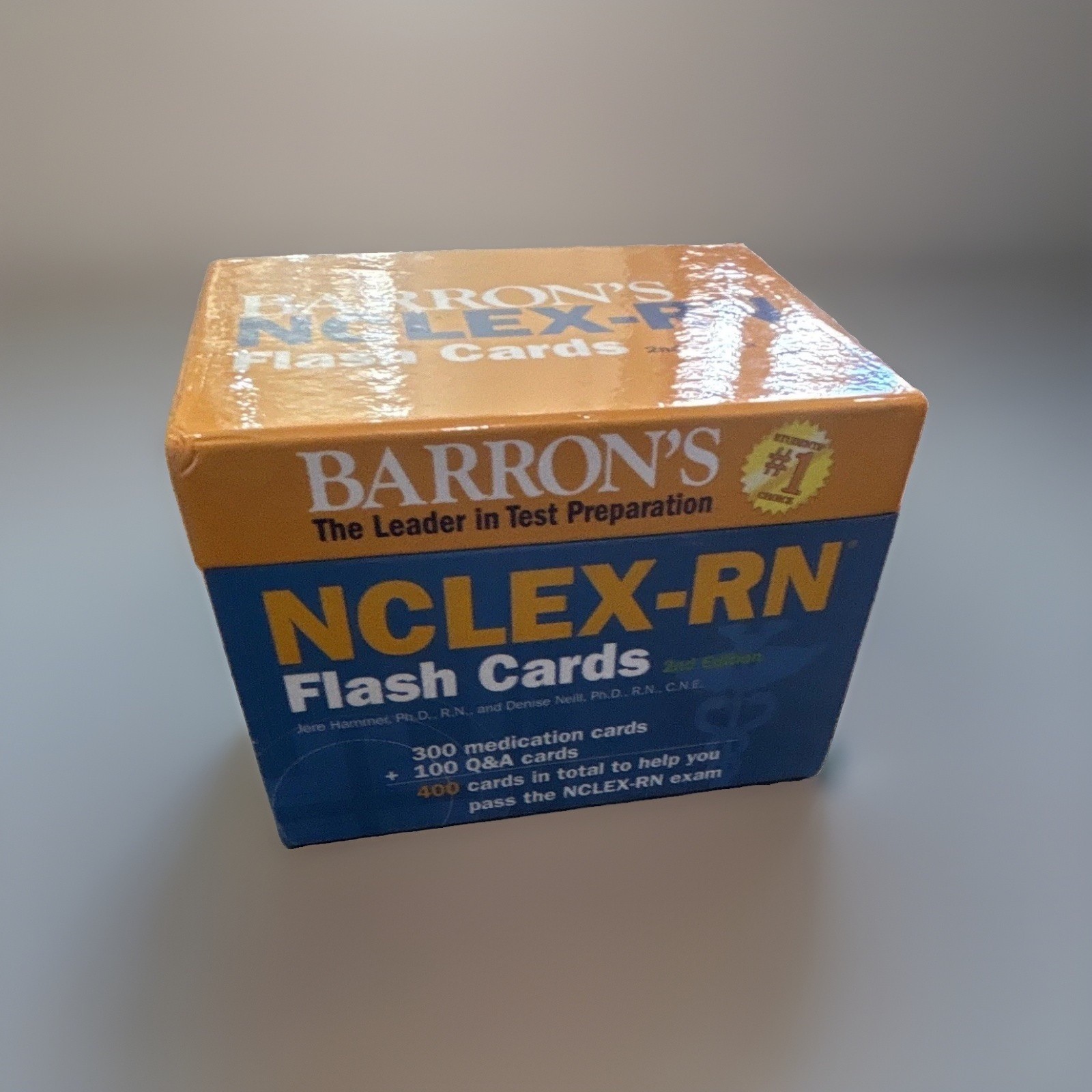 Barron’s NCLEX-RN Flash Cards 2nd Edition Study Guide Boxed Set (2012)