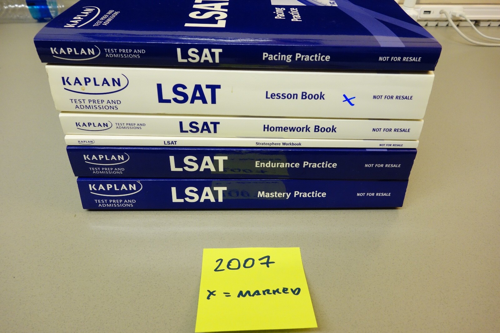 Kaplan LSAT Prep Books – 2007 Version