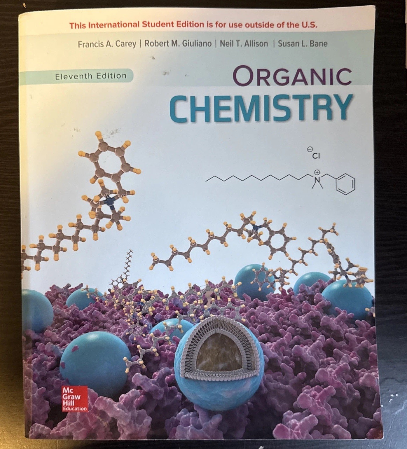 Organic Chemistry (11th International Edition) – Paperback By Francis A. Carey