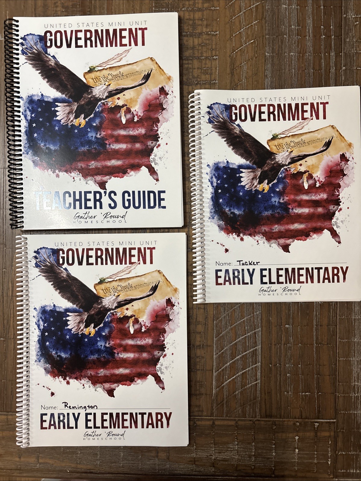 United States Mini Unit GOVERNMENT Teacher’s Guide And 2 Student Handbooks