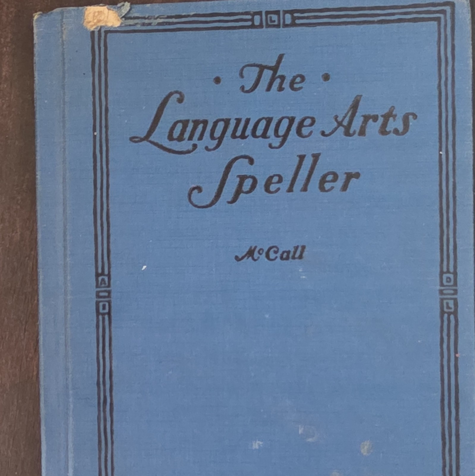 McCall The Language Arts Speller Book, Laidlaw Brothers Inc., 1936 English