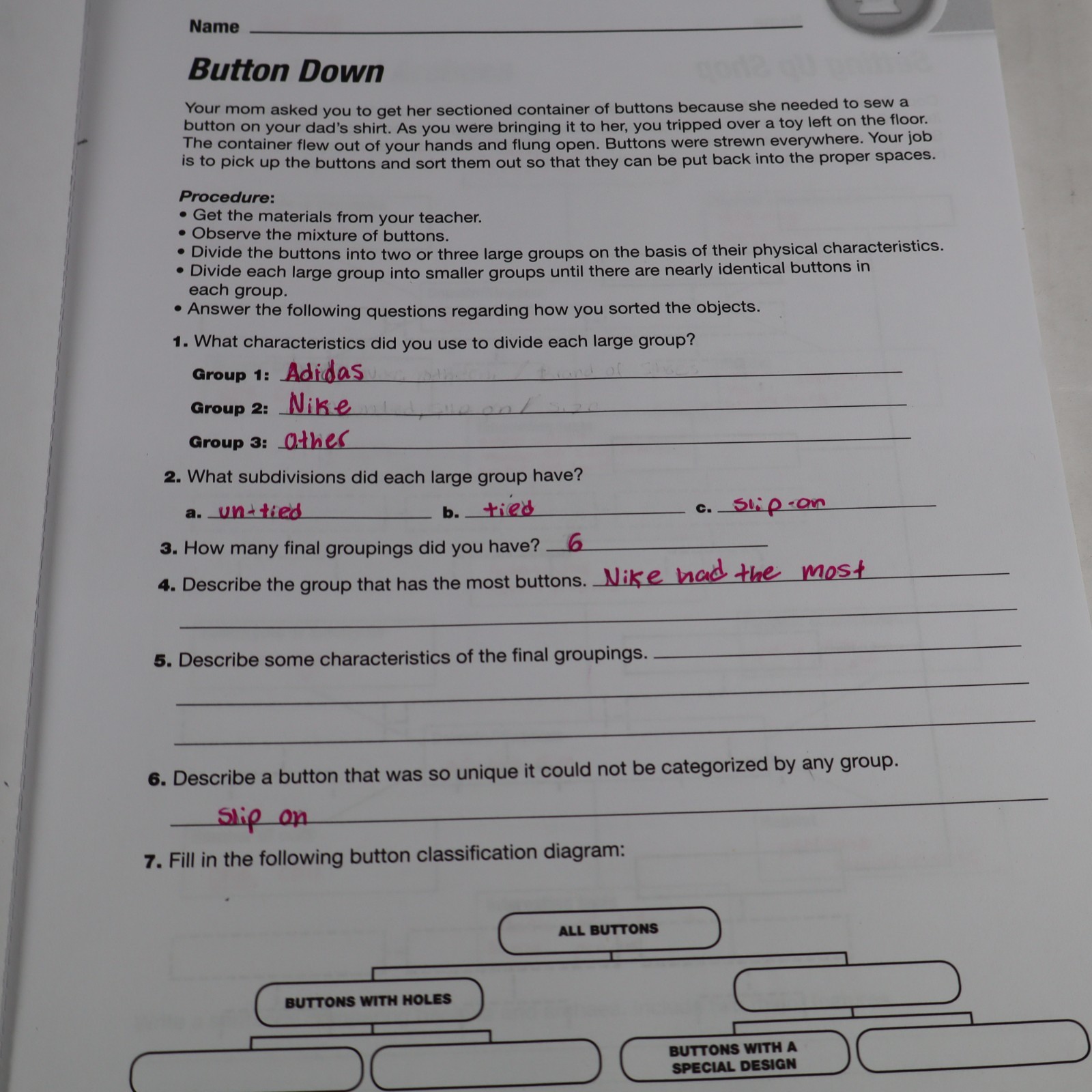 Purposeful Design Science Level 6 Notebook (2nd Edition) ACSI 6th Grade