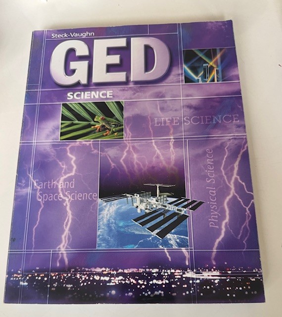 Steck Vaughn Ged Science exercise book 0-7398-2833-9 very good condition