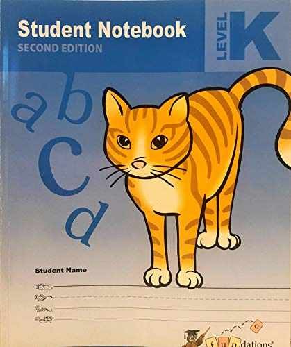 Student Notebook Level K Second Edition – Paperback, by Wilson – Acceptable n