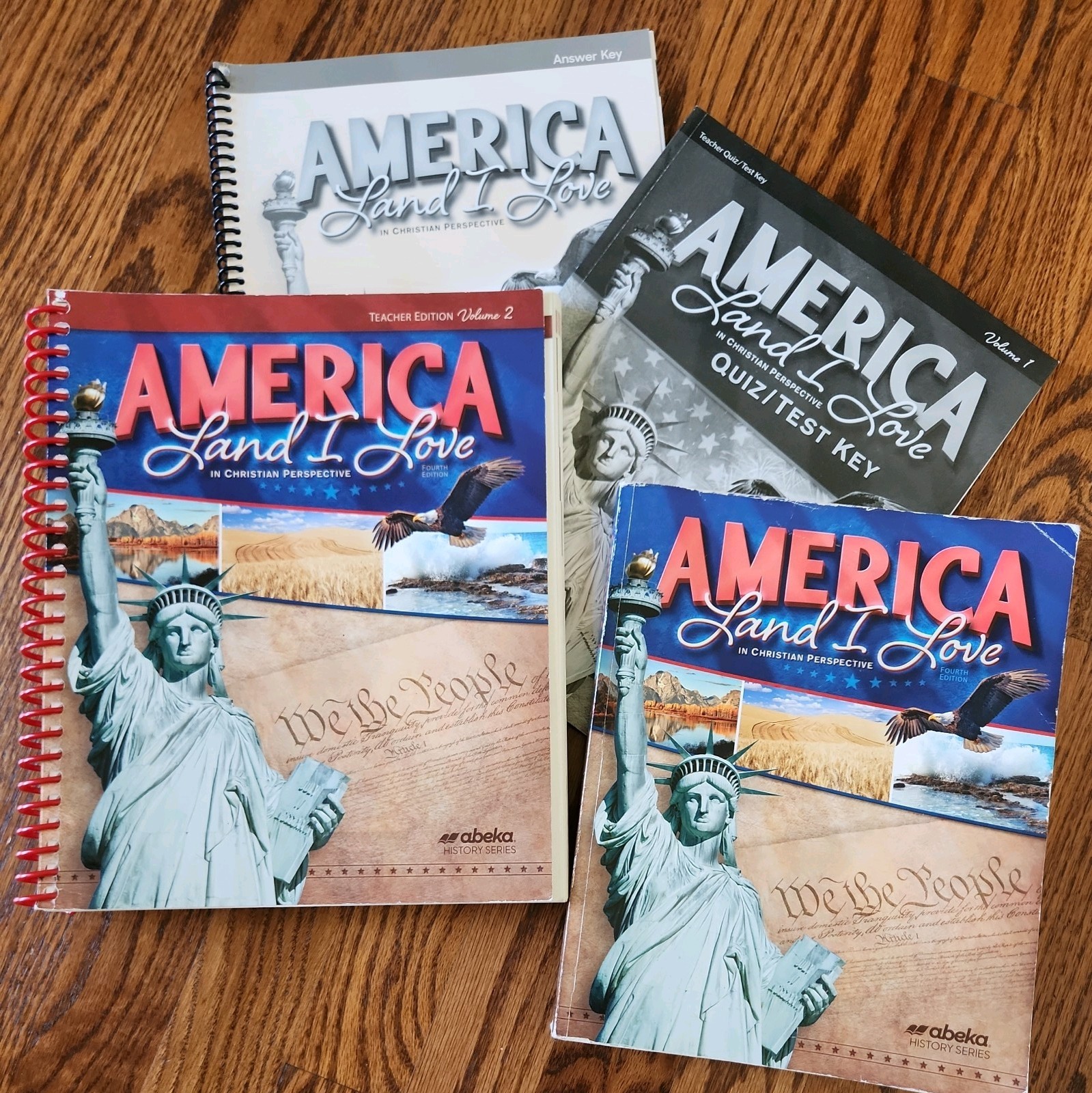 America Land I Love Abeka Grade 8 Student and Teacher Material