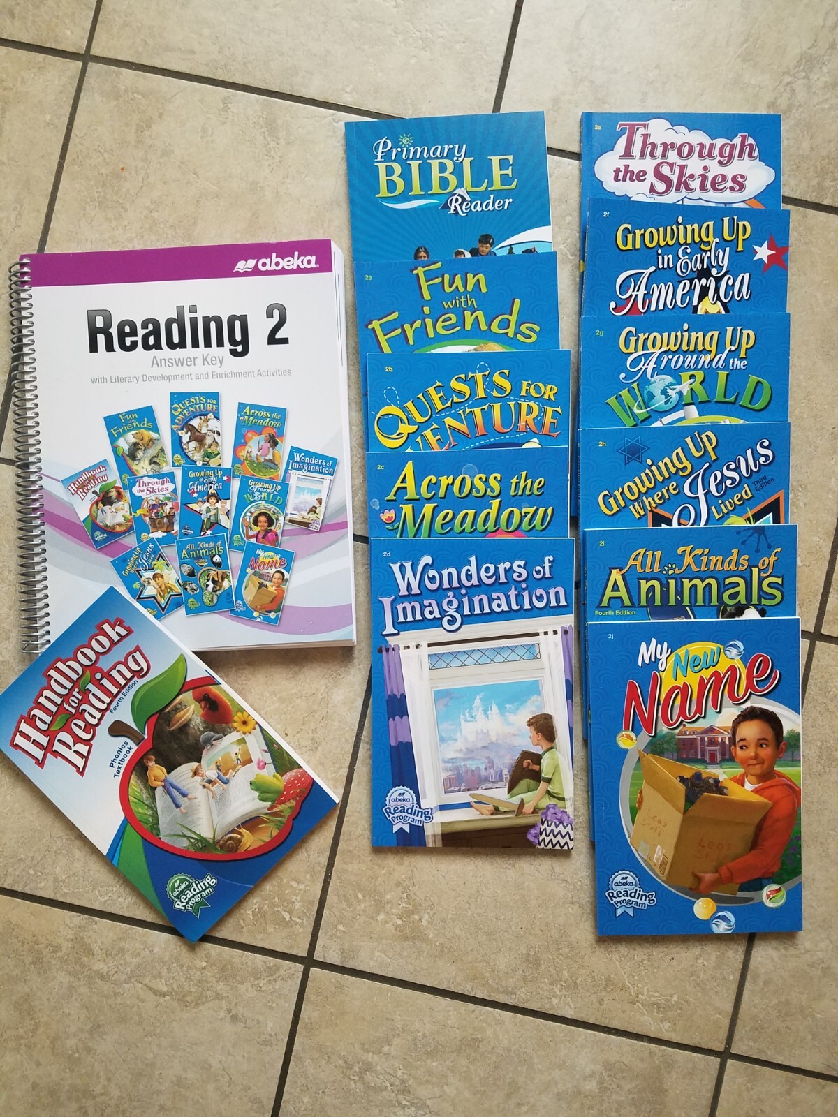 NEW!! Abeka 2nd grade, A beka Reading Curiculum – Lot of 13 books – Grade 2