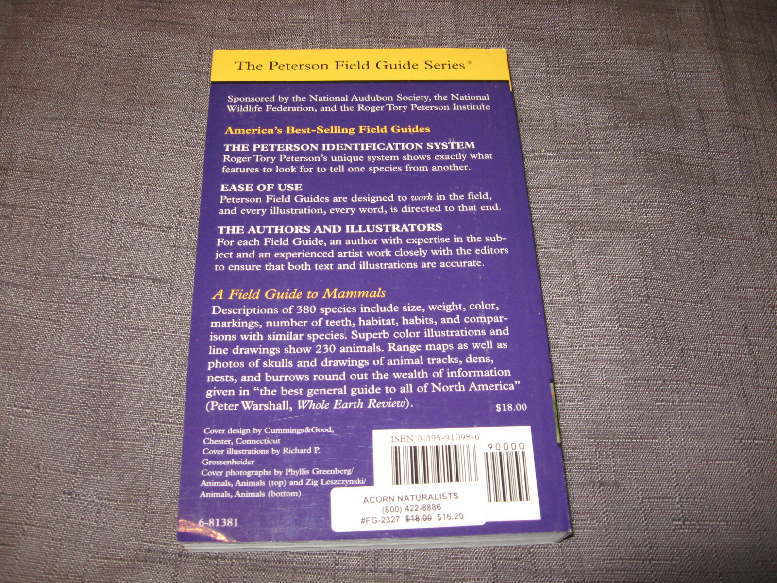 Peterson Field Guide – Mammals