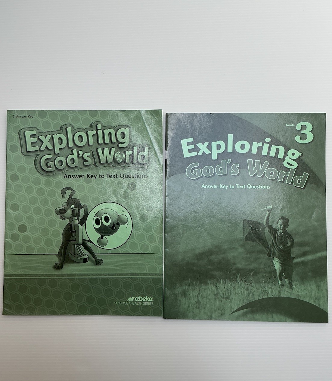 Abeka Exploring God’s World Answer Key to Text Questions Grade 3 Science Lot of