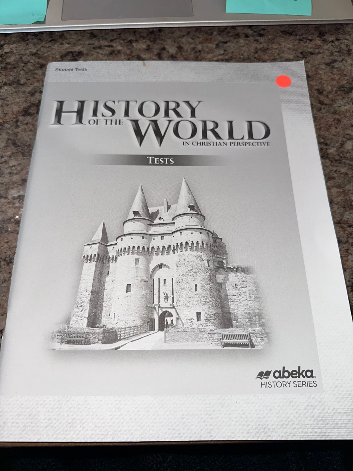 Abeka History of the World Student Tests ~ UNUSED – 5th Edition – A Beka