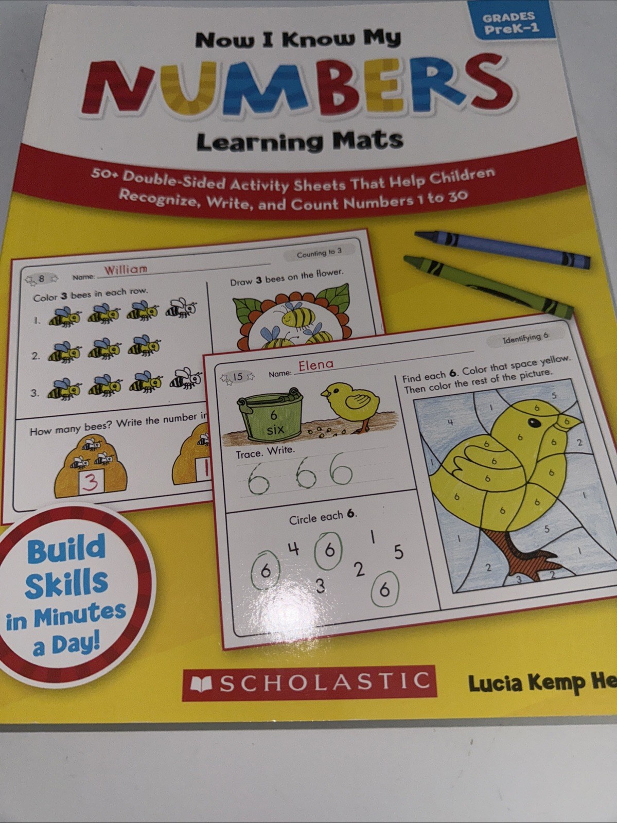 Scholastic Teaching resources K-1 Science & Math 4 Book Lot