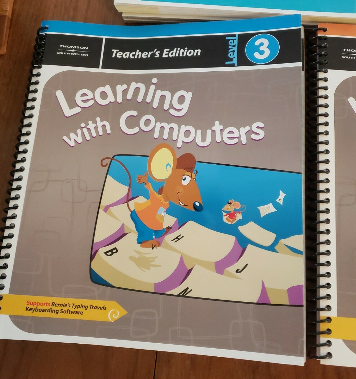 Learning W/ Computers 2 CDs 6 Spiral Bound Book Set Teachers Edition Levels 3-5