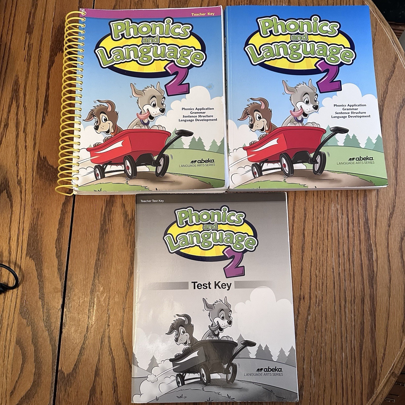 Abeka Homeschool Phonics And Language 2 Teacher & Test Key And Workbook *Read*