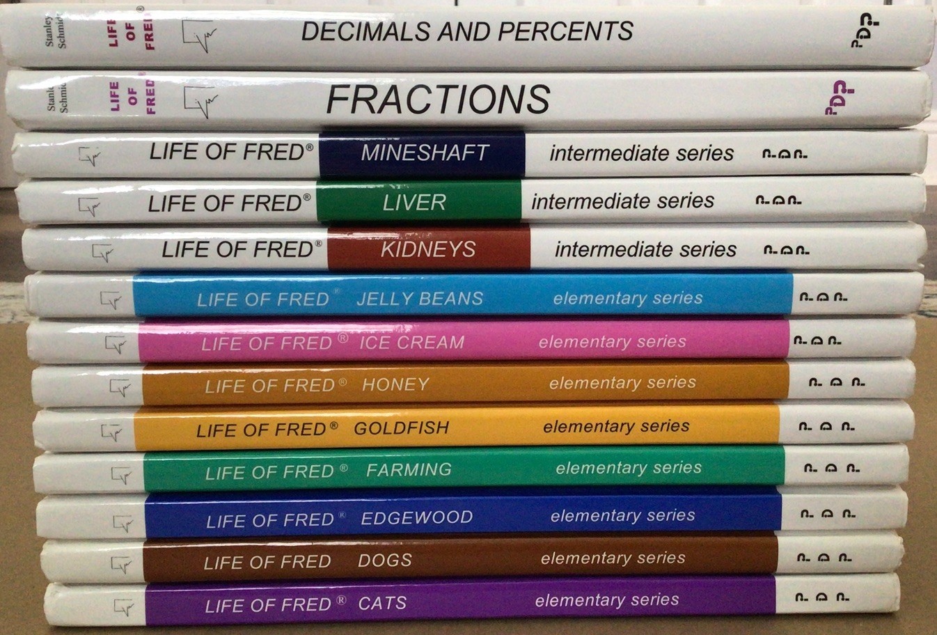 Life of Fred Math, Cats Through Decimals and Percents, (Set of 13) FREE SHIPPING
