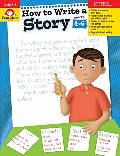 How to Write a Story, Grades 4-6 (W…, Evan-Moor Corpo