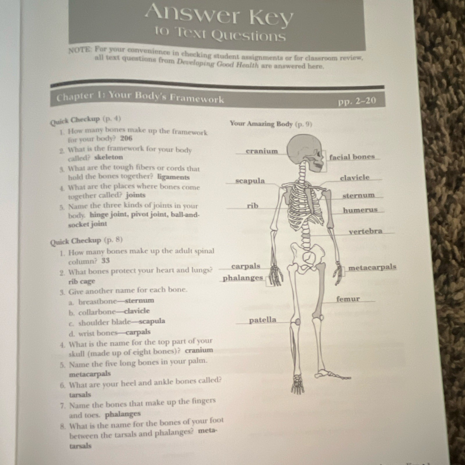 Abeka Developing Good Health Answer Key 3rd Edition Health Education Kaplan