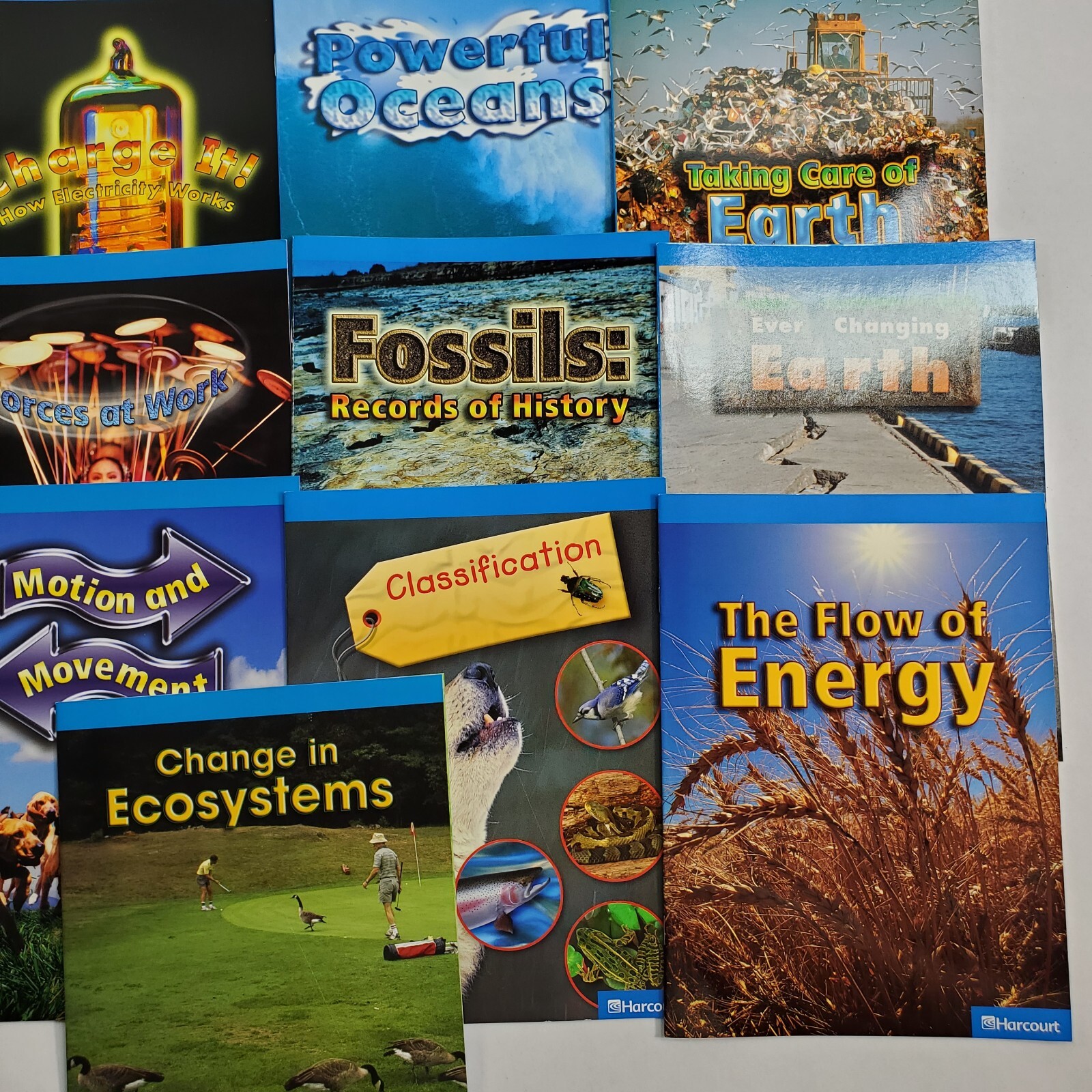 Lot of 17 Harcourt Science Grade 5 Leveled Readers On-Level Homeschool PB