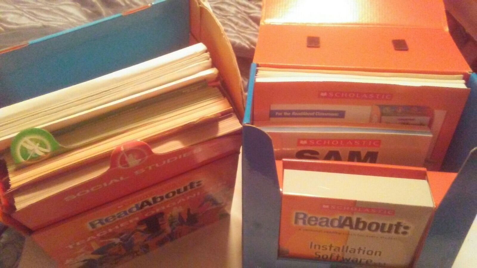 HOME SCHOOL, READABOUT lT LEARNING SYSTEM both teacher & student edition SAM