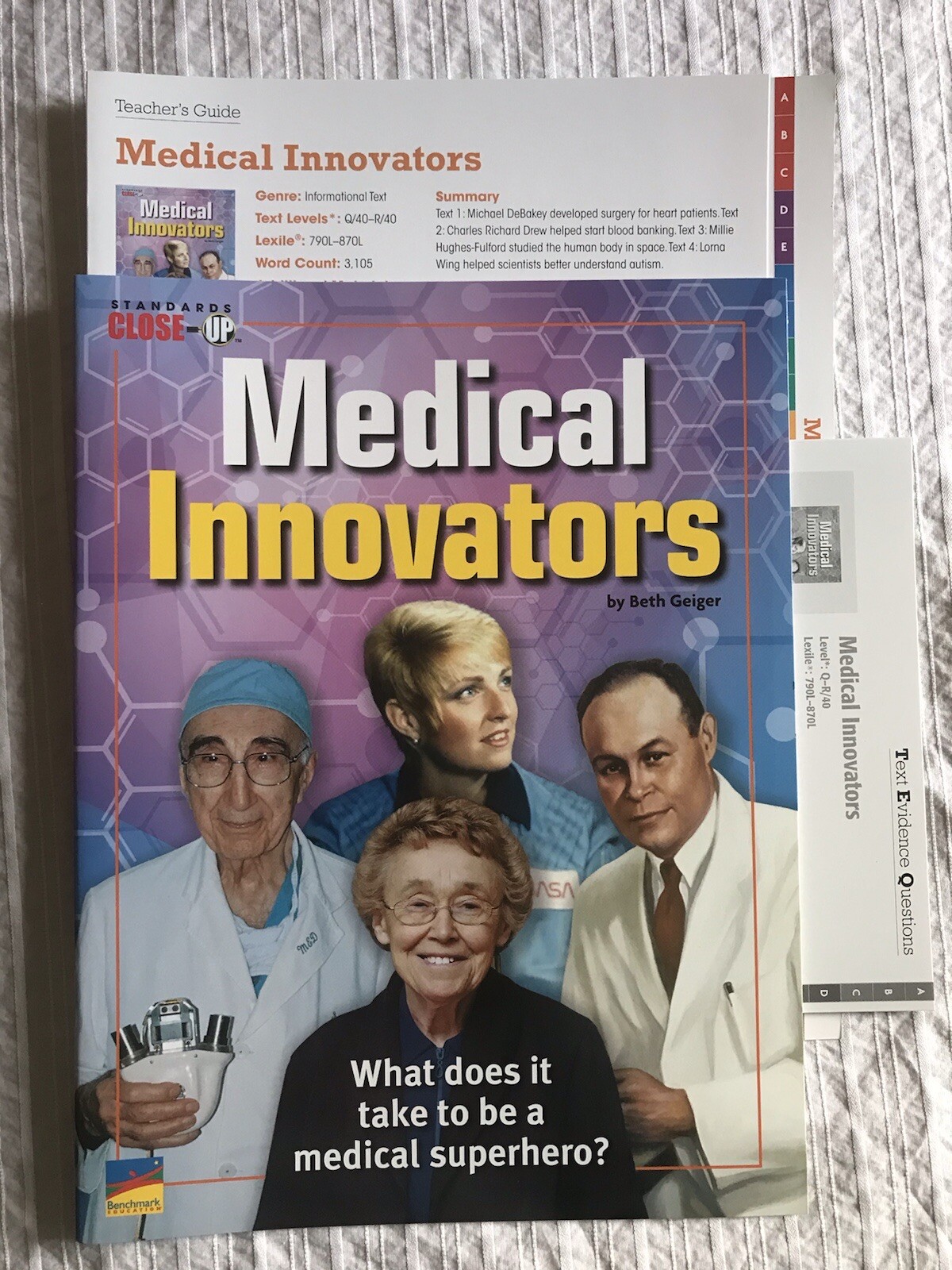 Benchmark Education – Grade 4 Unit 5: Medical Innovators – Beth Geiger
