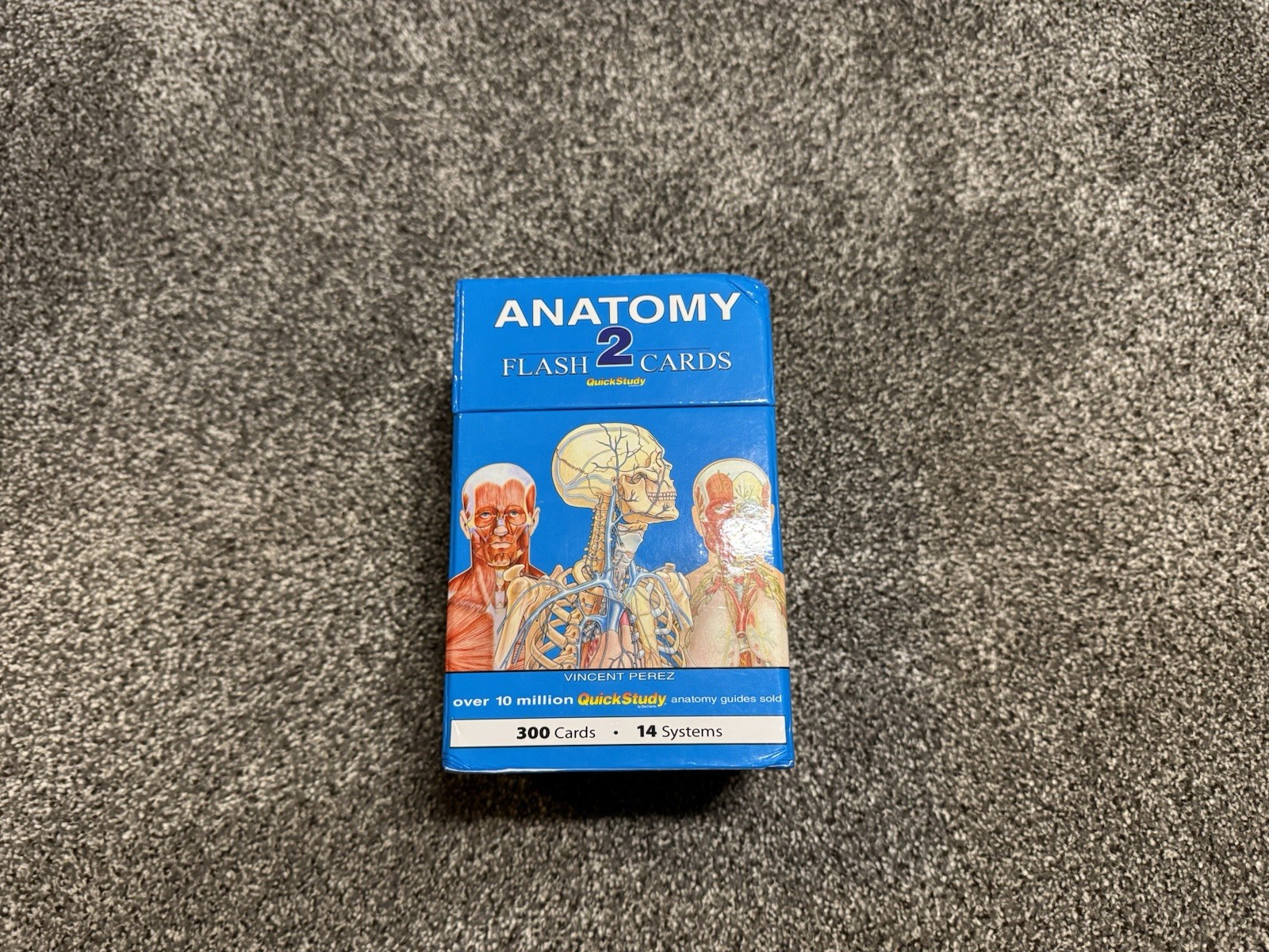QuickStudy Anatomy 2 Flash Cards 300 Cards, 14 Medical Systems
