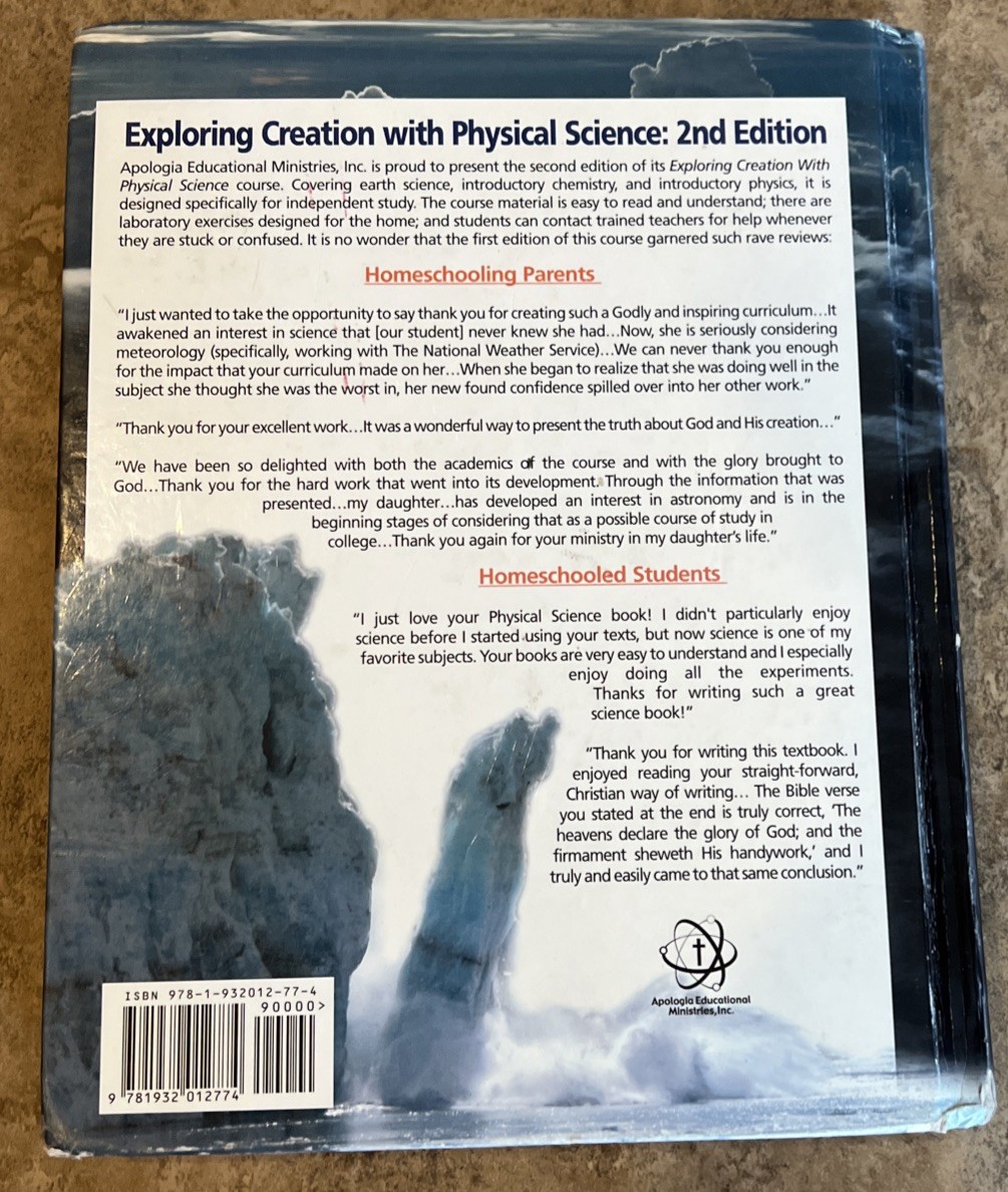 Exploring Creation with Physical Science : Student Text by Jay L. Wile Hardcover