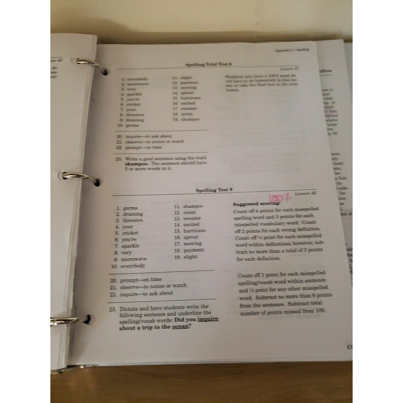 A Beka Academy Video Program ~ Video Manual ~ Grade 3 ~ Homeschool Please Read
