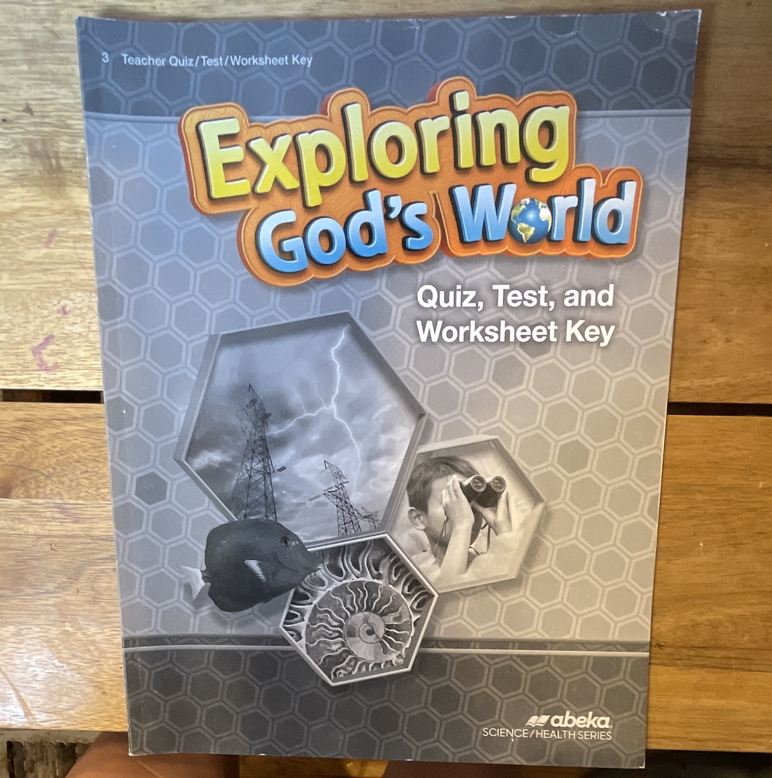 Abeka Exploring God’s World Quiz Test & Worksheet Key Science/Health PB Like New