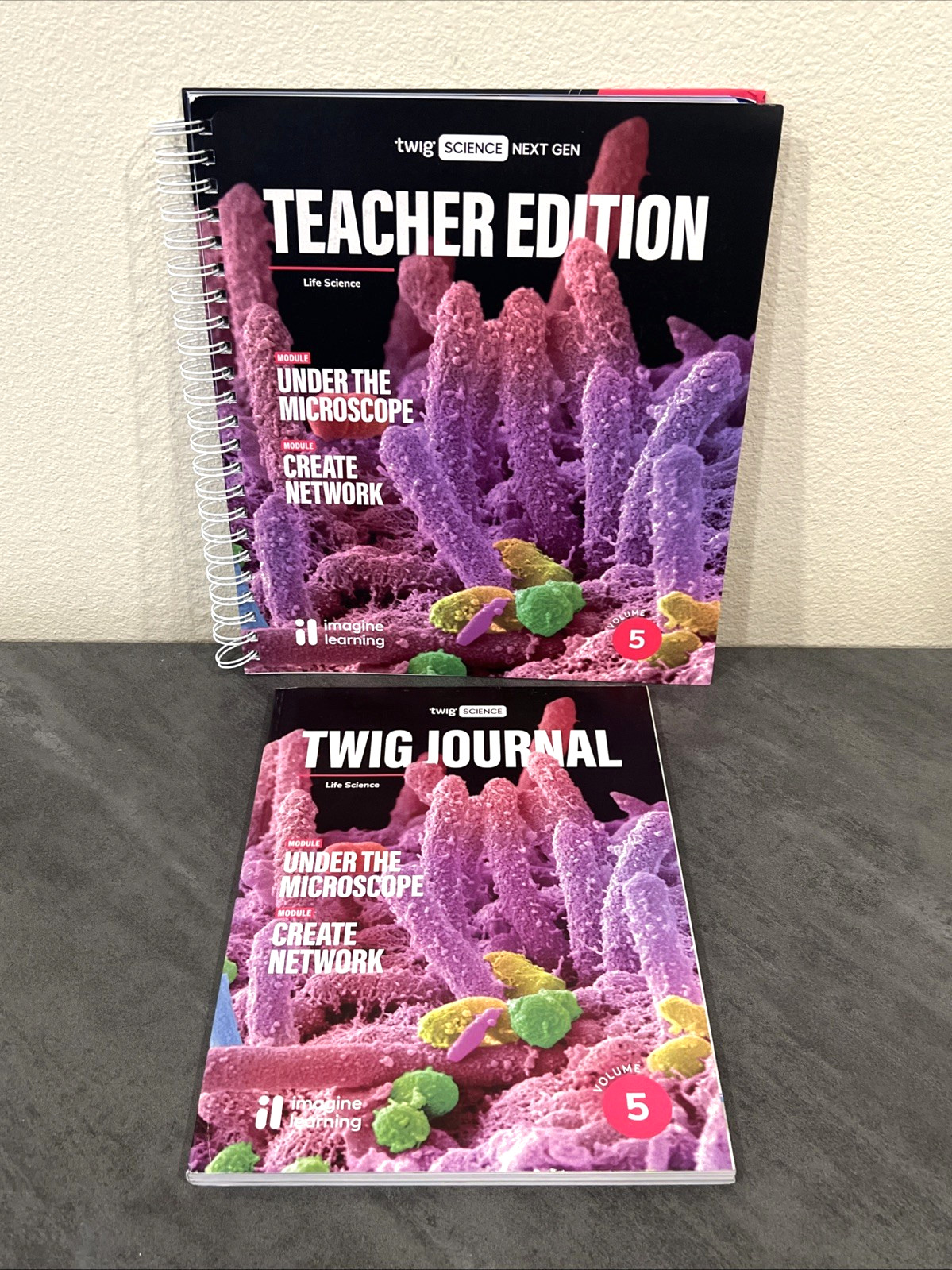 Twig Science Under the Microscope / Create Network Vol 5 Teacher & Student Books