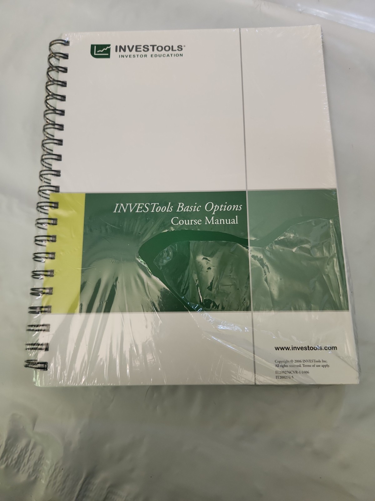 New INVESTools Basic Options Course Manual 2006 Investor Education Book Sealed