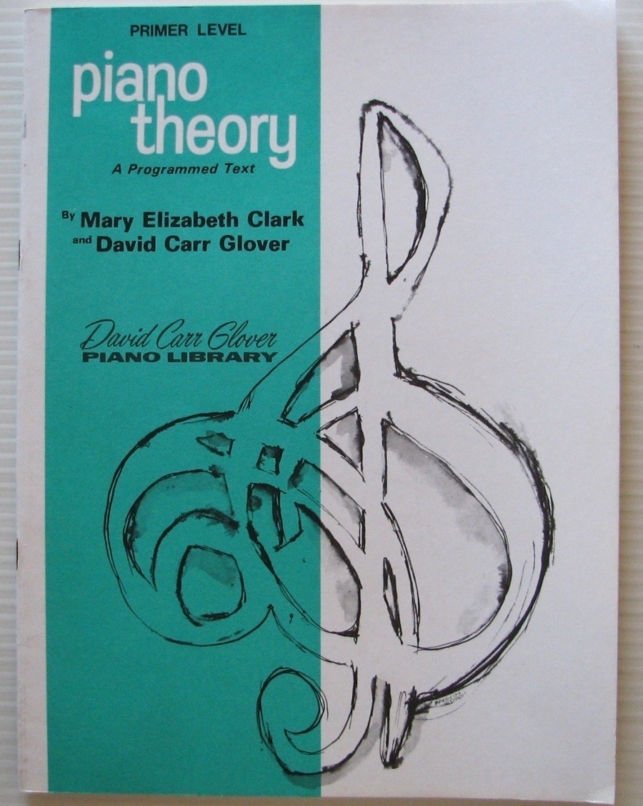 PIANO Lot of 8 BOOKS MARY ELIZABETH CLARK DAVID CARR GLOVER Theory