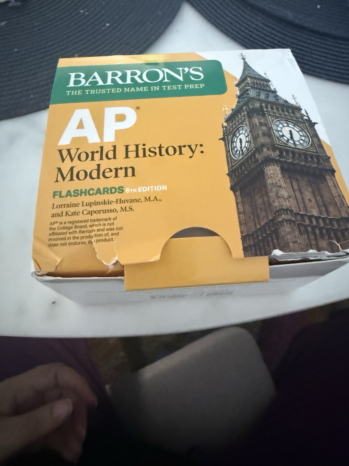 Barron’s AP World History Flash Cards 400 6th Edition