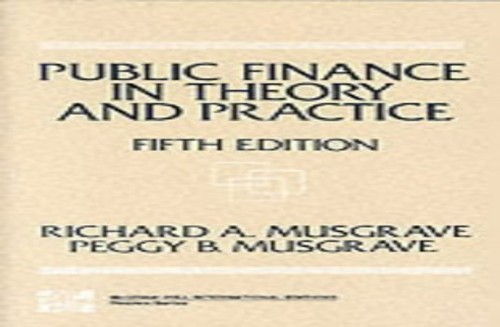ISE PUBLIC FINANCE: Limited Signed Edition by Musgrave, Richard A. Paperback The