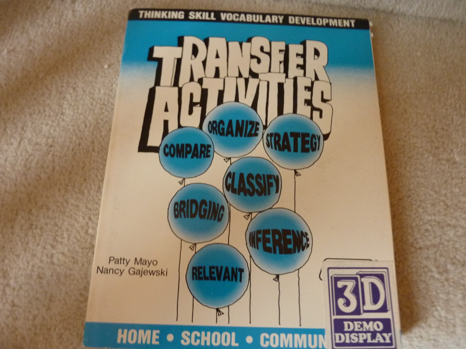 educational book-Transfer Activities by Patty Mayo and Nancy Gajewski-Like New