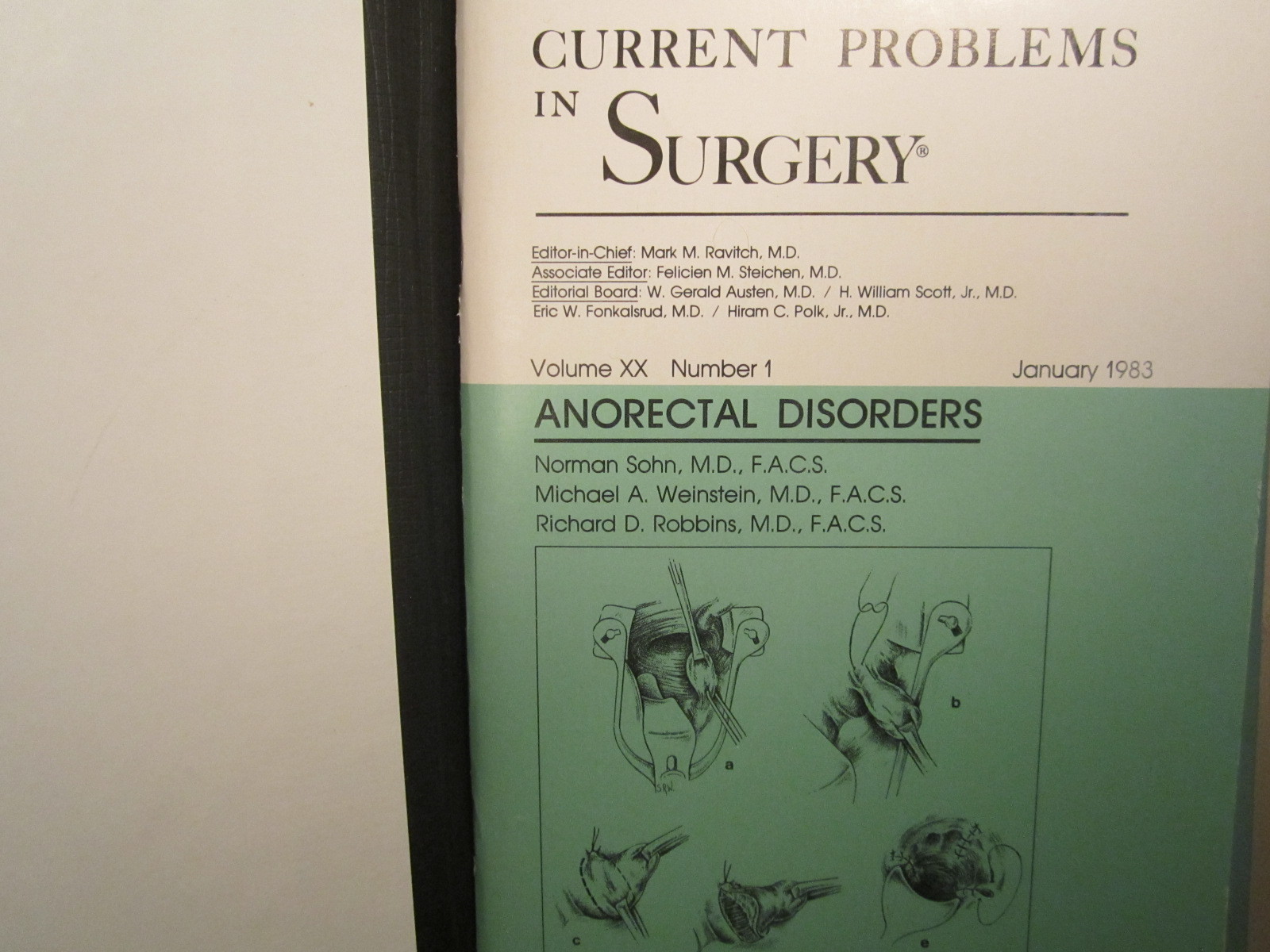 (Choice) CURRENT PROBLEMS IN SURGERY 1983 Monthly Clinical Series Issues [Z128]