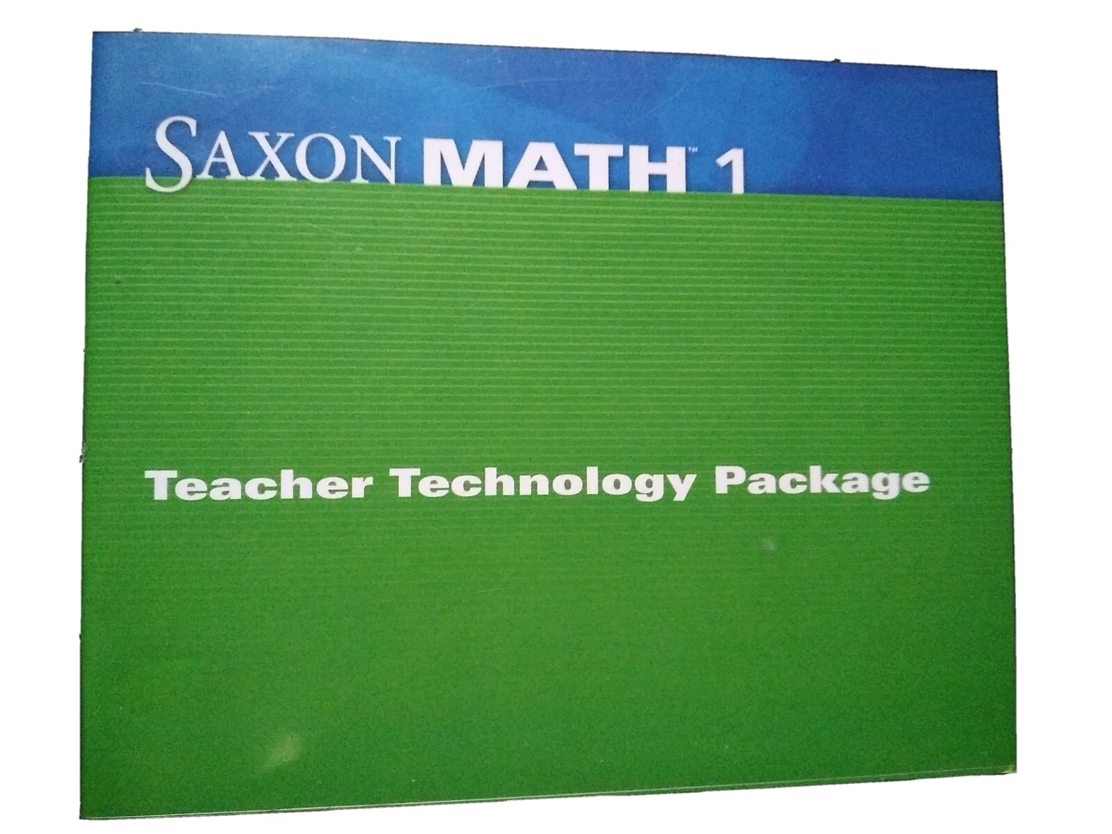 Saxon Math 1 Teacher Technology Package, 2 discs