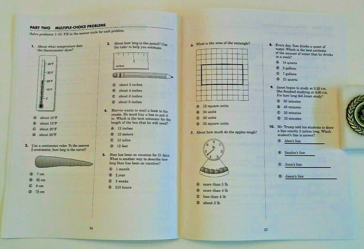 Math Camp! Problem Solving Test Prep Basic Skills Critical Thinking 3rd Grade 3+