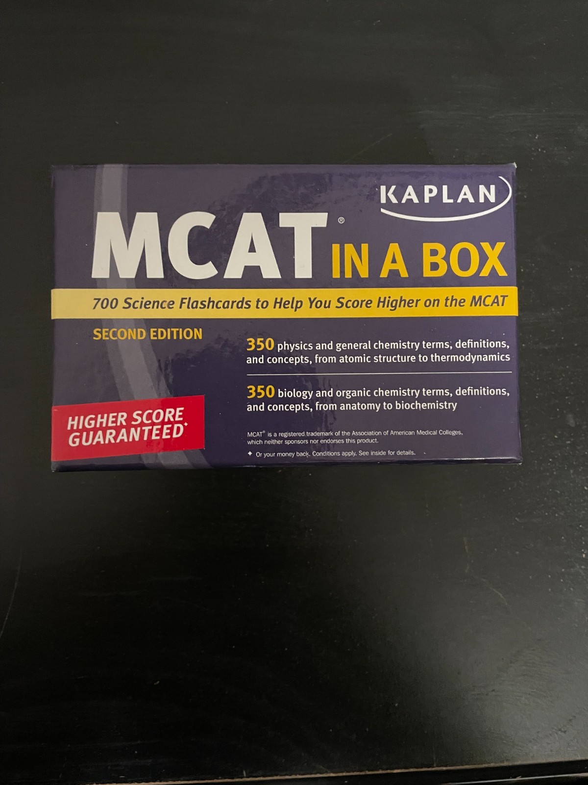 Kaplan’s «MCAT in a Box» MCAT Flashcards, 2nd Edition