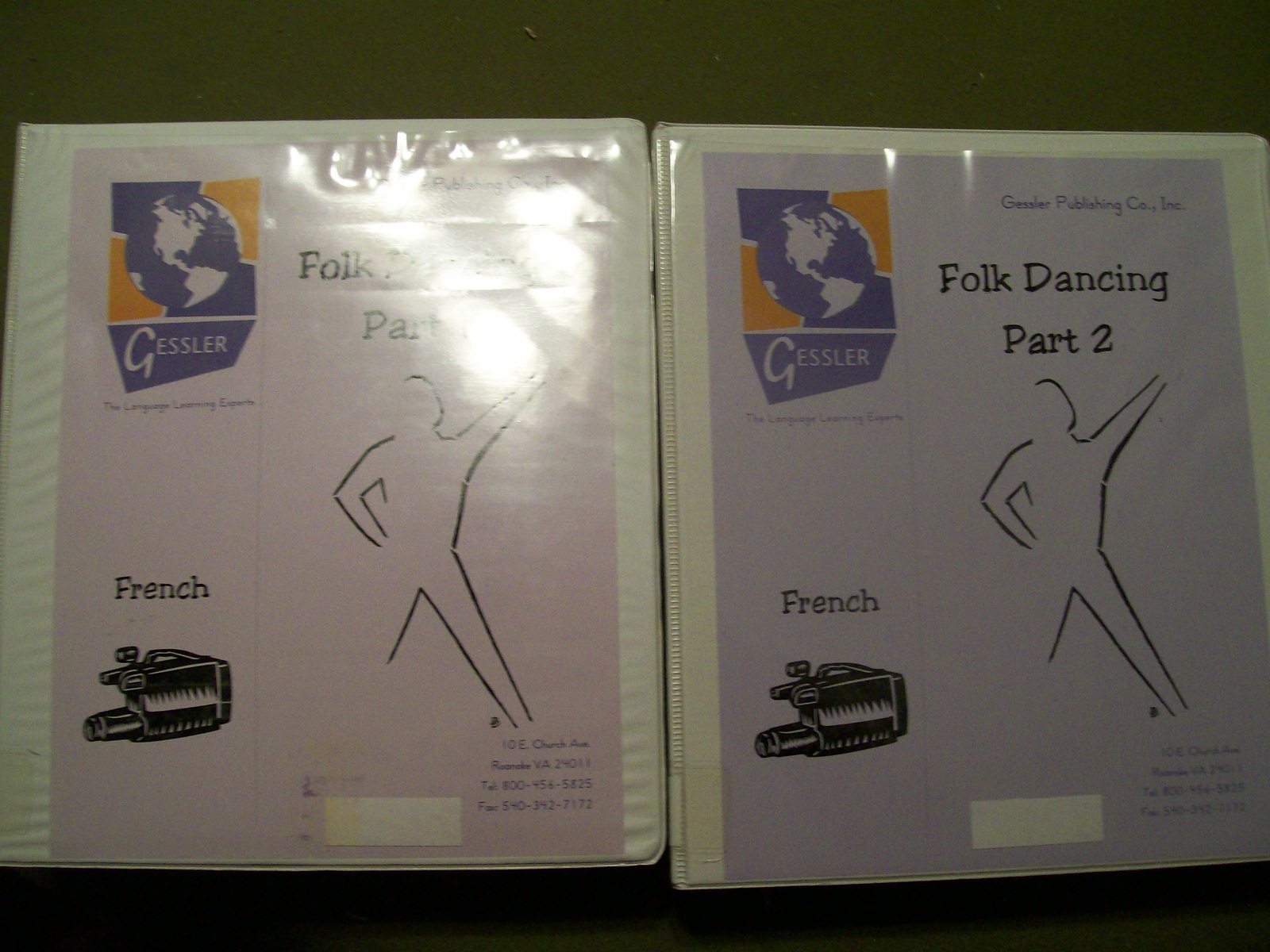 French Folk Dancing Part 1 & 2 Teacher Edition (Manual, 2 VHS & 2 Cassettes)
