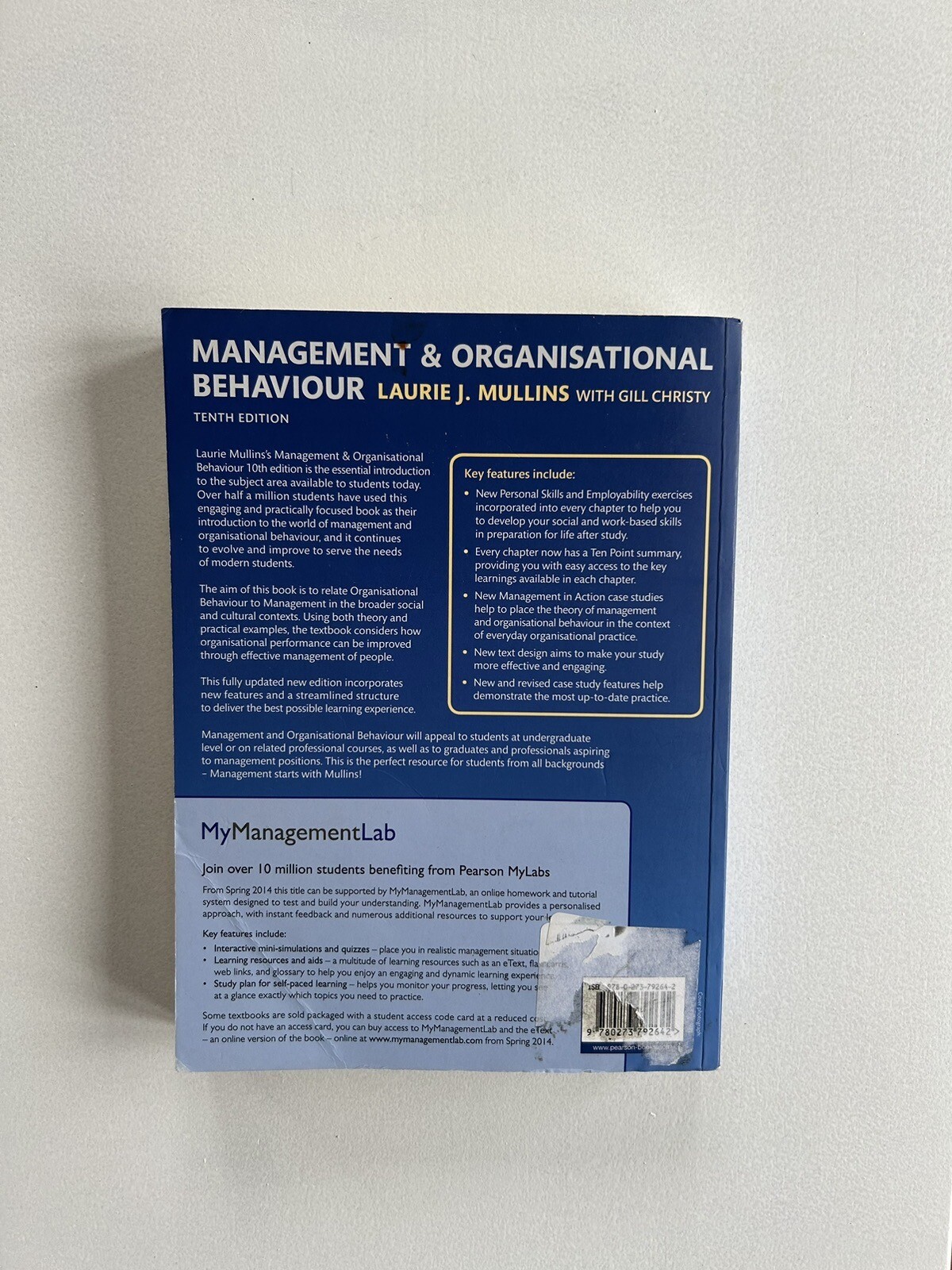 MANAGEMENT & ORGANISATIONAL BEHAVIOUR