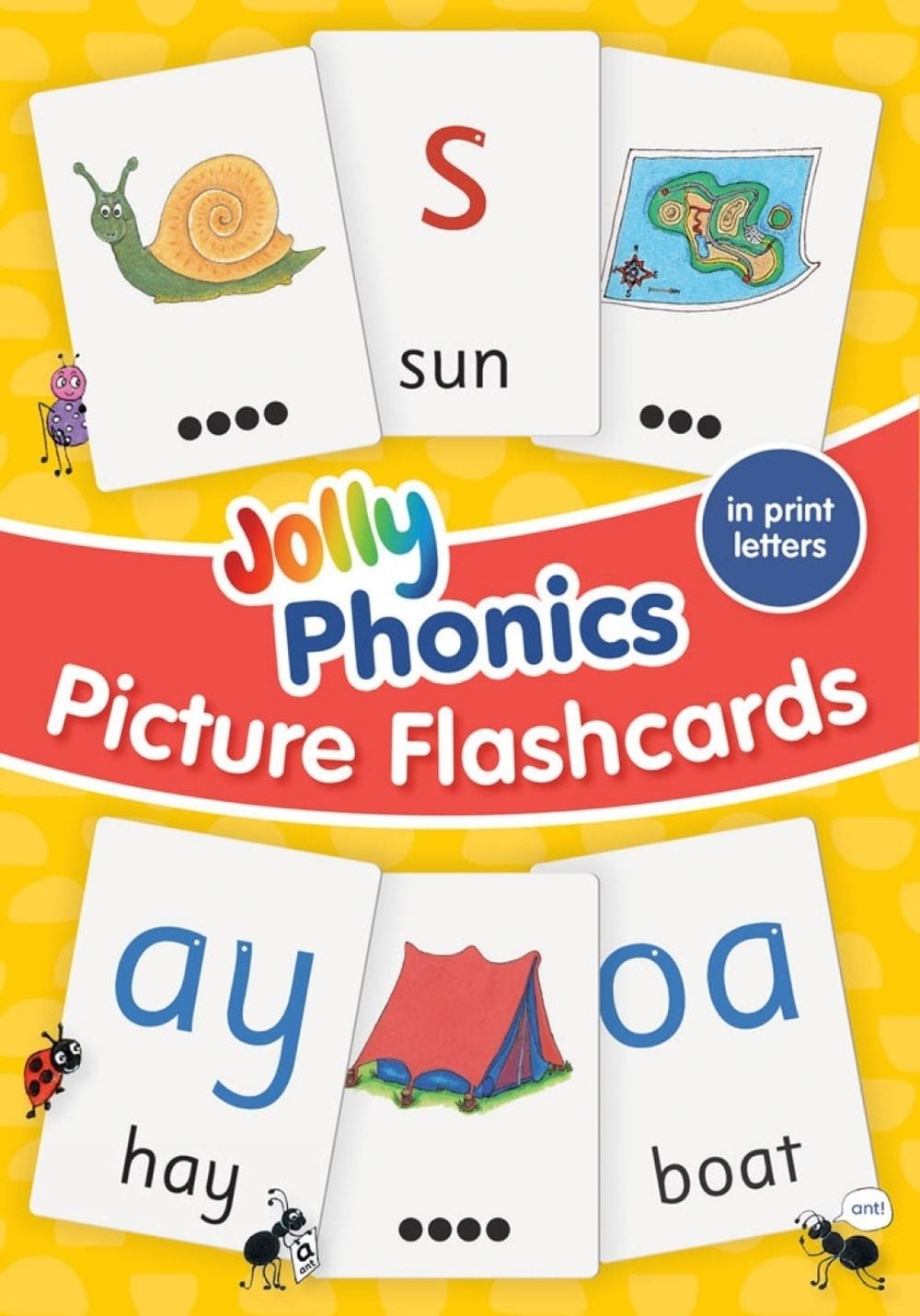 Jolly Phonics Picture Flash Cards: In Print Letters by Sara Wernham (English) Ca