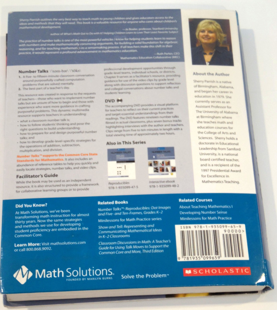Number Talks: Mental Math & Computation Grades K-5 by Sherry Parish with DVD