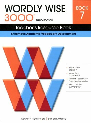Wordly Wise 3000 Teacher’S Resource Book Book 7 by Kenneth Hodkinson