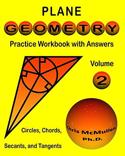 Plane Geometry Practice Workbook with… by McMullen, Chris Paperback / softback